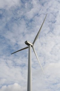 Vensys 1.2 MW Direct Drive wind turbine installed at Springhill, Nova Scotia in 2005