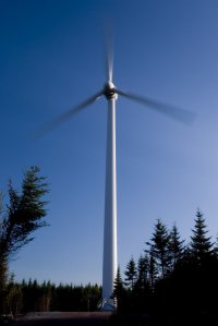 “Big Wind” - Vensys 1.2 MW wind turbine, named by the students of Wentworth Consolidated Elementary School in 2007. Located on Higgins Mountain, Wentworh, NS