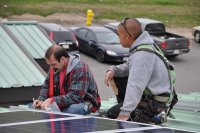 Rooftop solar at Wasauksing First Nation. 3G acted as OEM on this 10KW microFIT system.
